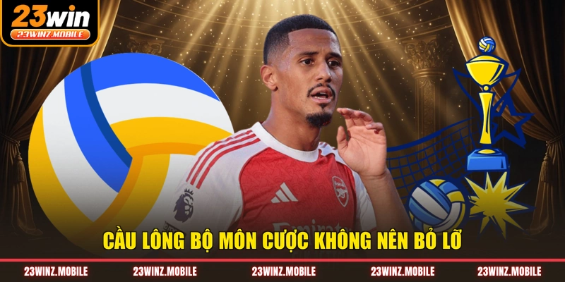 Cầu lông bộ môn cược không nên bỏ lỡ