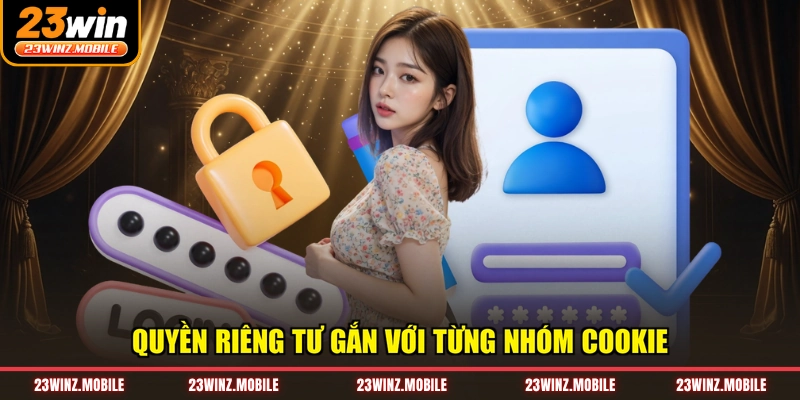 Quyền riêng tư gắn với từng nhóm cookie