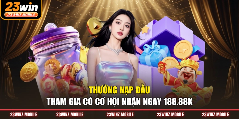 Thưởng Nạp Đầu - Tham Gia Có Cơ Hội Nhận Ngay 188.88K
